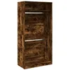 Image de vidaXL Garde-robe chêne fumé 100x50x200 cm bois d'ingénierie