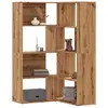 Image de vidaXL Bibliothèque d'angle 4 niveaux chêne artisanal bois ingénierie