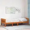 Image de vidaXL Lit pour enfants sans matelas cire marron 90x200 cm pin massif
