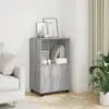 Image de vidaXL Armoire à roulettes sonoma gris 55x40x91 cm bois d'ingénierie