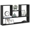 Image de vidaXL Étagère murale noir 99x15x60 cm bois d'ingénierie