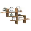 Image de vidaXL Étagère murale chêne artisanal 124,5x18x60,5 cm bois ingénierie
