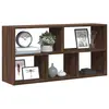 Image de vidaXL Étagère murale chêne marron 100x25x50 cm bois d'ingénierie