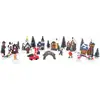 Image de vidaXL Décor de Table de Noël Multicolore Résine, Plastique