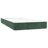 Image de vidaXL Matelas de lit à ressorts ensachés 100x210x20 cm velours