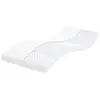 Image de vidaXL Matelas en mousse blanc 100x210 cm 7 zones dureté 20 ILD