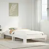 Image de vidaXL Cadre de lit sans matelas blanc 90x190 cm bois de pin massif