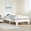 Image de vidaXL Cadre de lit sans matelas blanc 75x190 cm bois de pin massif