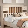 Image de vidaXL Tête de lit avec rangement 140 cm bois massif de pin