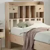 Image de vidaXL Tête de lit avec rangement 90 cm en bois de pin massif