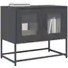 Image de vidaXL Meuble TV anthracite 68x39x60,5 cm acier laminé à froid