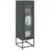 Image de vidaXL Buffet haut anthracite 36x39x123 cm acier laminé à froid