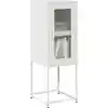 Image de vidaXL Buffet blanc 36x39x107 cm acier laminé à froid