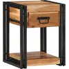 Image de vidaXL Cabinet de chevet 2 pc Marron 40 x 35 x 50 cm