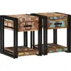 Image de vidaXL Cabinet de chevet 2 pc Multicolore 40 x 40 x 50 cm