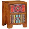Image de vidaXL Table de chevet 35x35x45 cm bois d'acacia massif