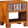 Image de vidaXL Buffet Multicolore 40 x 35 x 45 cm Bois d'acacia massif