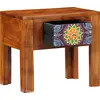 Image de vidaXL Table d'appoint avec tiroir Marron 40 x 30 x 36 cm