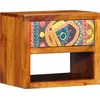 Image de vidaXL Cabinet de chevet Marron 40 x 35 x 35 cm Bois d'Acacia Massif