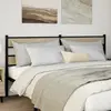 Image de vidaXL Tête de lit de remplacement chêne sonoma 180 cm fer et bois d’ingénierie