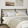 Image de vidaXL Tête de lit de remplacement chêne sonoma 193 cm fer et bois d’ingénierie
