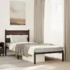 Image de vidaXL Cadre de lit sans matelas avec tête de lit 75x190 cm
