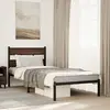 Image de vidaXL Cadre de lit sans matelas avec tête de lit 90x200 cm