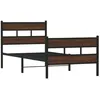 Image de vidaXL Bedframe met hoofdbord en voetbord zonder matras 80x200 cm