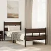 Image de vidaXL Cadre de lit sans matelas avec tête de lit pied de lit 90x190cm
