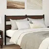 Image de vidaXL Tête de lit de remplacement chêne marron 135 cm acier et bois d'ingénierie