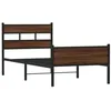 Image de vidaXL Bedframe zonder matras bewerkt hout bruin eikenkleur 90x200 cm