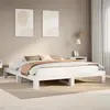 Image de vidaXL Cadre de lit sans matelas blanc 200x200 cm bois massif de pin