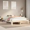Image de vidaXL Cadre de lit sans matelas 140x200 cm bois massif de pin