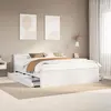 Image de vidaXL Cadre de lit sans matelas avec tête de lit 200x200 cm bois pin