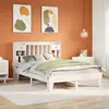 Image de vidaXL Cadre de lit sans matelas blanc 150x200 cm bois de pin massif