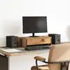 Image de vidaXL Support de moniteur avec tiroirs vieux bois bois d'ingénierie