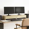 Image de vidaXL Support d'écran avec tiroirs Chêne Sonoma 100 x 27 x 15 cm Bois d'ingénierie