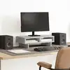 Image de vidaXL Support de moniteur sonoma gris 50x27x15 cm bois d'ingénierie