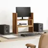 Image de vidaXL Organisateur de bureau réglable vieux bois bois d'ingénierie