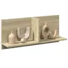 Image de vidaXL Armoire murale 70x16,5x30 cm chêne sonoma bois d'ingénierie