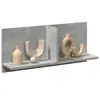 Image de vidaXL Armoire murale 70x16,5x30 gris béton cm bois d'ingénierie