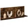 Image de vidaXL Armoire murale 70x16,5x30 cm chêne fumé bois d'ingénierie