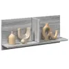 Image de vidaXL Armoire murale 70x16,5x30 sonoma gris cm bois d'ingénierie