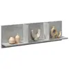 Image de vidaXL Armoire murale 100x16,5x30 cm gris béton bois d'ingénierie