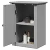 Image de vidaXL Armoire murale de salle de bain BODO gris 44x30x60 cm