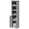 Image de vidaXL Armoire de salle de bain BODO gris 44x30x160 cm