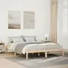 Image de vidaXL Cadre de lit extra long sans matelas 140x210 cm bois massif pin