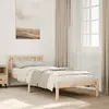 Image de vidaXL Cadre de lit extra long sans matelas 80x210 cm bois massif pin