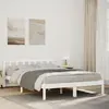 Image de vidaXL Cadre de lit extra long sans matelas 140x210 cm bois massif pin