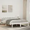 Image de vidaXL Cadre de lit extra long sans matelas 160x210 cm bois massif pin